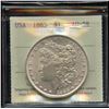 Image 2 : 1885 USA Silver Dollar