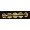 Image 2 : Lot of 5 Replica California Gold Tokens - Mounted