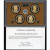 Image 1 : 2012-S U.S. Mint Presidential Dollar 4 Coin Set with COA