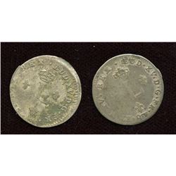 Br 508. Billon Double Sol of 24 Deniers. 1739 S. (Reims) - Lot of 2