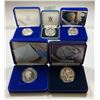 Image 1 : Lot of 5 British Royal Mint Silver Commemorative coins