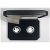 Image 3 : Pobjoy Mint Pair of Isle of Man Sterling Silver Proof Crowns