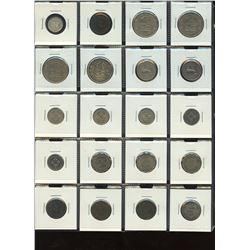 Mauritius - Lot of 20 Coins