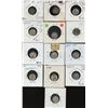 Image 1 : Newfoundland Five Cents Silver - Lot of 13