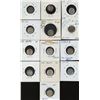 Image 2 : Newfoundland Five Cents Silver - Lot of 13