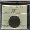 Image 2 : 1864 New Brunswick One Cent Error