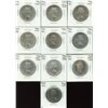 Image 1 : Lot of 10 Proof Like Fifty Cents