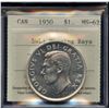 Image 2 : 1950 Silver Dollar