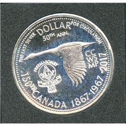 1967 Silver Dollar with Counterstrikes