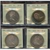 Image 1 : 1971 Silver Dollars - Lot of 4 ICCS Graded Coins