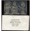 Image 1 : 1967 Royal Canadian Mint Gold Plated Mint Set