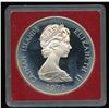 Image 2 : 1978 $50 Silver Proof Coin Cayman Islands Six Queens