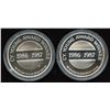 Image 2 : Roger Clemens Boston Red Sox Cy Young Award Fine Silver Round - Lot of 2