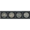 Image 1 : 1935-1967 Canadian Silver Dollar Monarch 4-coin Type Set