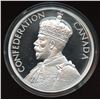 Image 2 : 1927 Diamond Jubilee Confederation Medal Re-strike - 10 oz. Pure Silver