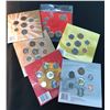 Image 2 : RCM lot of 6 colour/painted quarter (25-cents) sets (2006-2009) all in mint condition in original RC