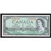 Image 1 : Bank of Canada $1, 1954 - Low Serial Number