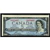 Image 1 : Bank of Canada $5, 1954 Off-Center