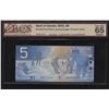 Image 1 : Bank of Canada $5, 2002 Radar, Repeater
