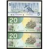 Image 1 : Bank of Canada Identical Serial Number Radar Trio