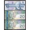 Image 2 : Bank of Canada Identical Serial Number Radar Trio