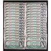 Image 1 : Bank of Canada $1, 1954 - Lot of 30 Consecutive Notes