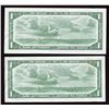 Image 2 : Bank of Canada $1, 1954 - Lot of 2 Replacement Notes