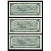 Image 2 : Bank of Canada $1, 1954 - Lot of 3 Consecutive Replacement Notes