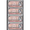 Image 1 : 1954 Bank of Canada $2 Replacements - Lot of 4 Notes
