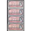 Image 1 : 1954 Bank of Canada $2 Replacements - Lot of 4 Notes