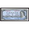 Image 1 : Bank of Canada $5, 1954 Replacement