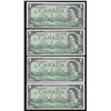 Image 1 : 1967 Bank of Canada $1 Replacements - Lot of 4 Consecutive