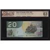 Image 1 : Bank of Canada $20, 2004 Changeover Note