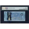 Image 2 : 2013 Bank of Canada $5 - Changeover Macklem - Carney