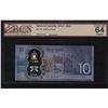 Image 1 : 2017 Bank of Canada $10, Scarce CDF Prefix