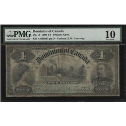 1900 Dominion of Canada $4