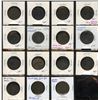 Image 1 : Group of 15 Irish pennies, tokens, and evasions.