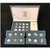 Image 1 : 2000 Millennium 24 Silver Coins Proof Set, Royal Mint
