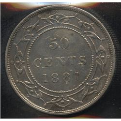 1881 Newfoundland Fifty Cents