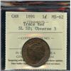 Image 2 : 1891 One Cent