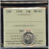 Image 2 : 1950 Ten Cents