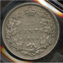 1880H Twenty-Five Cents