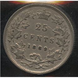 1889 Twenty-Five Cents