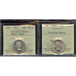 1957 & 1958 Twenty-Five Cents