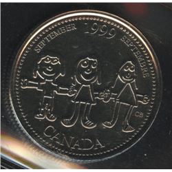 1999 Twenty-Five Cents September Mule