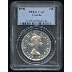 1958 Silver Dollar - Proof Like