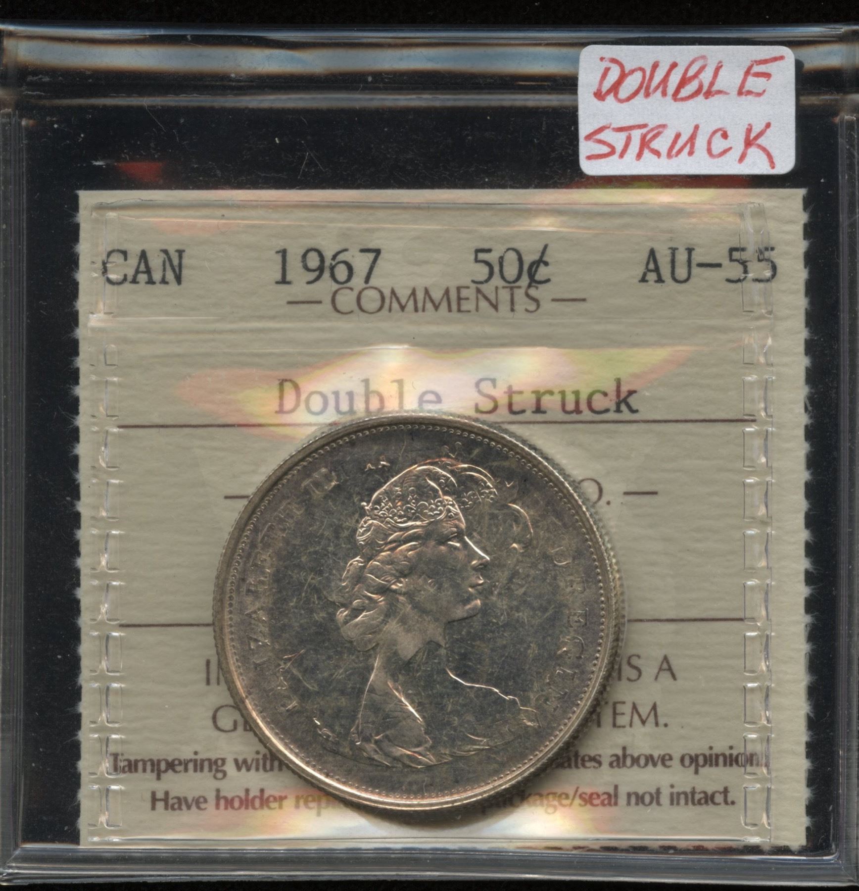 1967 Fifty Cents Double Struck