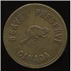 Image 1 : HUDSON’S BAY COMPANY - Beaver Preserve Token in Brass