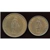 Image 2 : Two Habitant Tokens: Br. 521 & Br. 522.