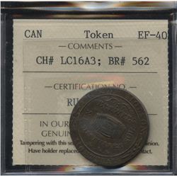 Br. 562, Lower Canada, Half Penny,